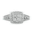 thumbnail image 2 of STERLING SILVER 0.03 CTTW WHITE DIAMOND FASHION RING, 2 of 4
