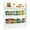 White, variant on YYAo Kids Book Rack Storage Bookshelf, Toy Storage Organizer Bookshelf,3-Tier Bookshelf with 2 Anti-Tipping Kits for Books and Magazines-White