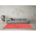thumbnail image 3 of Ahgly Company Indoor Round Oriental Red Industrial Area Rugs, 8' Round, 3 of 4