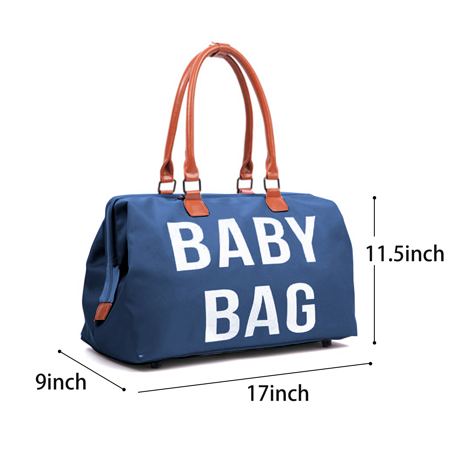 Baby Diaper Tote Bag with Changing Pad Large Capacity Mommy Bag Maternity Bag Travel Bag for Hospital & Functional Baby Care