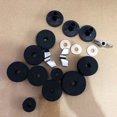 thumbnail image 4 of 18Pcs Tambour Feutre Pad Ensemble Aile Remplacement Accessoires Écrous de Musique Manches Cymbales Rondelles Accessoires de Remplacement d'Instruments de Musique, 4 of 8