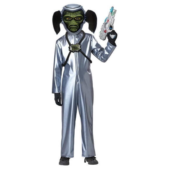 First Contact Alien Jumpsuit Costume Child Large 10-12