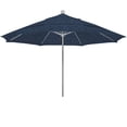 thumbnail image 3 of California Umbrella 11' Allure Series Patio Umbrella With Stainless Steel Pole Fiberglass Ribs  Pulley Lift With Sunbrella 2A Wheat Fabric, 3 of 7