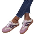 thumbnail image 7 of Willtoo Women's Retro Lace-Up Sneakers, Classic Suede & Mesh Walking Shoes, Comfortable Non-Slip Casual Tennis Shoes, 7 of 7