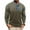 Khaki#06, variant on Handshe Men's Casual Fashion Solid Color Round Neck Button Pocket Long - Sleeved Shirt/T - shirt