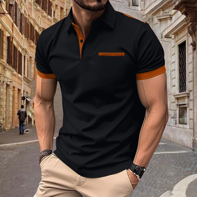 pstuiky Camisas de manga corta para hombre, Camiseta de manga corta para hombre, cuello redondo, informal, de manga corta. Camiseta de hombre, camiseta de manga corta con cuello redondo. xl