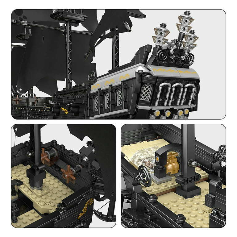 Mould King 13111 The Black Pearl Sailing Ship Model Building Block