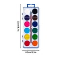 thumbnail image 4 of (Clearance) XIANXIAN Pack of 12 Watercolor Paint Set for Kids - Washable Paint Sets with 12 Colors - Suitable for Home, Classroom, and Art Parties - Includes Paintbrush for Creative Fun Activity, 4 of 8