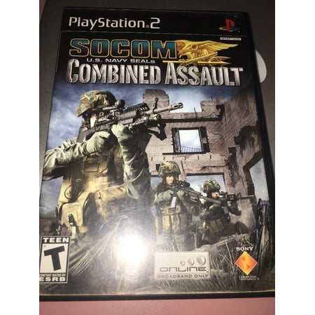 Socom U S Navy Seals Combined Assault Playstation 2 Ps2 Game Tested Walmart Canada