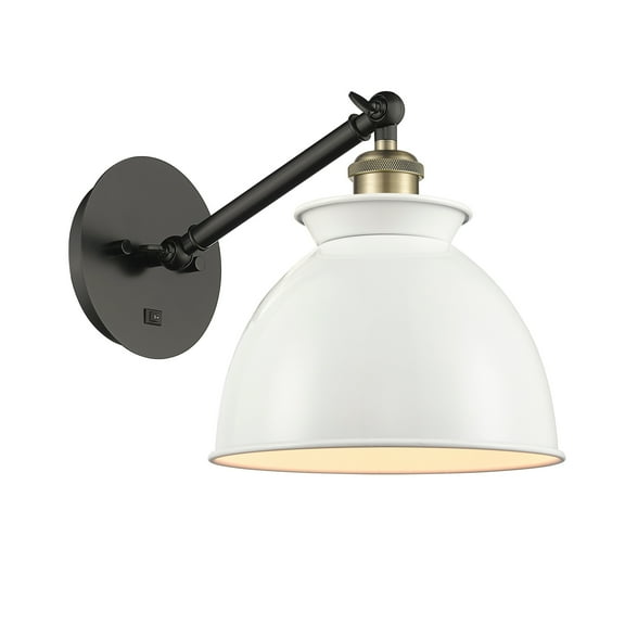 Innovations Lighting 317-1W-13-9 Adirondack Sconce Adirondack 13" Tall Wall Sconce - Black