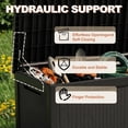 thumbnail image 4 of Outdoor Storage Box 55 Gallon Deck Box (Indoor & Outdoor) Lockable UV Resistance Waterproof Resin Storage Bin Storage Box for Outdoor,Patio Storage(Black) : Patio, Lawn & Garden, 4 of 10