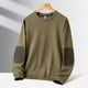 thumbnail image 4 of pstuiky camisa de manga larga para hombre, Sudadera con capucha y cuello redondo de manga larga con bloques de color para hombre tops de invierno para hombre xl, 4 of 5