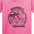 thumbnail image 4 of Inktastic Summer Vacation Mode Cocoa Beach Florida Youth T-Shirt, 4 of 5