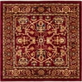 thumbnail image 2 of Unique Loom Alcott Dorchester Rug Burgundy/Beige 4' 5" Square Border Bohemian Perfect For Dining Room Living Room Bed Room, 2 of 2