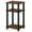 Amber Pine Black, variant on Just 3-Tier Turn-N-Tube End Table / Side Table / Night Stand / Bedside Table with Plastic Poles, 1-Pack, Americano/Black