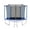 Blue-8FT, variant on Hommoo 8FT Trampoline for Kids, Outdoor Kids Trampoline with Ladder & Safety Enclosure,Fast Assembly, Blue