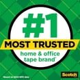 thumbnail image 3 of Cinta adhesiva Scotch Magic Tape invisible, material de oficina para el hogar y material escolar para la universidad y las aulas, 6 rollos con 6 dispensadores, 3 of 4