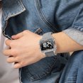 thumbnail image 4 of SMAEL Multiple Colors Square Digital Sports Watch Waterproof Silicone Wrist Watch for Men, 4 of 6