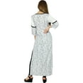 thumbnail image 5 of Bimba Women White Rayon Kurti Kurta Straight Summer Clothing Day Wear Tunic, 5 of 5