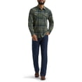 thumbnail image 2 of Wrangler® Men's and Big Men's Regular Fit Long Sleeve Fashion Twill Plaid Shirt, Sizes S-2XL, 2 of 5