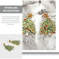 thumbnail image 5 of AURARMLET 1 Pair Christmas Tree Earrings for Women Holiday Jewelry, Multi-Alloy Festive Statement Accessories for Seasonal Style, 5 of 6