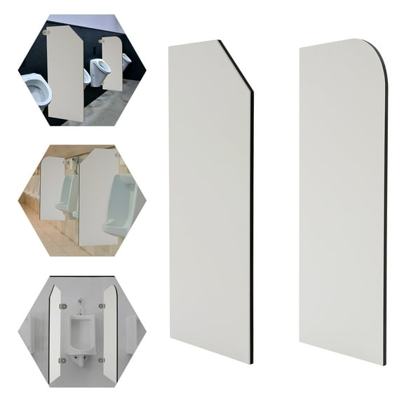 Bevel Angle Light Grey Bevel Angle Urinal Screen Toilet Partition Wall Mounted Men Urinal Screen Toilet