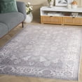 thumbnail image 3 of SAFAVIEH Arizona Chadwick Floral Machine Washable Area Rug, Grey/Ivory, 9' x 12', 3 of 14