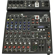 Peavey PV 10 BT 10 Channel Compact Mixing Mixer Console with Bluetooth + Blue Mic
