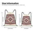 thumbnail image 2 of Balery Fashion Tatreez Pattern Drawstring Backpack Bag Sport Gym Sackpack Cinch Bags Pattern Drawstring Backpack Bag Sport Gym Sackpack Cinch Bags -Medium, 2 of 6