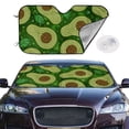 thumbnail image 2 of Balery Big Colorful Avocados Print Car Windshield Sun Shade,Windshield Sunshade for Car Pickup Truck SUV Accessories-Small, 2 of 7