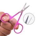 thumbnail image 4 of Stainless Steel Eyebrow Scissor Hair Trimming Beauty Makeup Nail Scissor Makeup Tool, 4 of 7