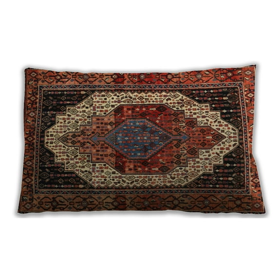 Ahgly Company Outdoor Rectangular Traditional Lumbar Throw Pillow, 13 inch by 19 inch