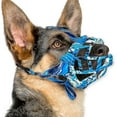 thumbnail image 1 of Dog Muzzle, Silicone Basket Muzzle For Small Medium Large Dogs, Soft Cage Muzzle Prevent Biting Chewing, Allow Drinking Panting,-Yvan, 1 of 5