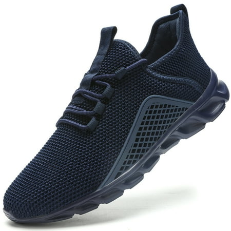 

DaoLxi Mens Mesh Athletic Shoes Lightweight Casual Sneakers Comfortable Lace-up Shoes