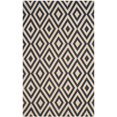 thumbnail image 3 of Safavieh Cedar Brook 5' X 8' Handmade Jute Pile Rug in Ivory and Navy, 3 of 8