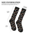 thumbnail image 4 of Pofeuu Space Rocket Print Compression Socks for Women & Men Circulation - Best Support for Nurses,Running,Athletic,Sports, 4 of 7