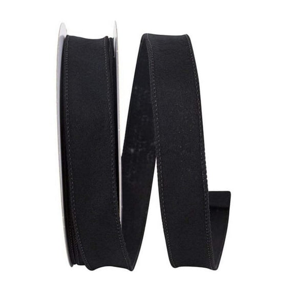 Reliant Ribbon - 94064W-031-05F, Ribbon, Black, 1 Inch, 10 Yards