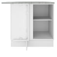 thumbnail image 2 of Mueble de cocina Madesa Glamy Esquinero 1 puerta Blanco, 2 of 10