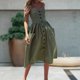 thumbnail image 2 of Vestido midi elegante de corte holgado para mujer Vestido ajustado de estilo bohemio Traje de vacaciones FLhrweasw Nuevo, 2 of 9