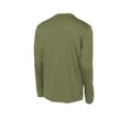 thumbnail image 4 of Sport-Tek ST350LS Long Sleeve PosiCharge Competitor Tee-Olive Drab Green-XL, 4 of 4