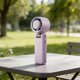 thumbnail image 3 of Foldable Handheld Fan With Digital Battery Display USB Rechargeable Mini Fan With Lanyard Portable Fan For Travel Commute Outdoor Use, 3 of 8