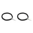 thumbnail image 2 of relayinert Comfortable Cross Pendant Bracelets For Trendy Look Wide Application Lightweight black 2Set, 2 of 6