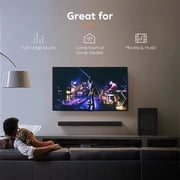 GCZ Soundbar with Subwoofer, 2.1 CH Separable Sound Bars for TV, Bluetooth/HDMI-ARC/Aux/Opt 3D Surround Sound