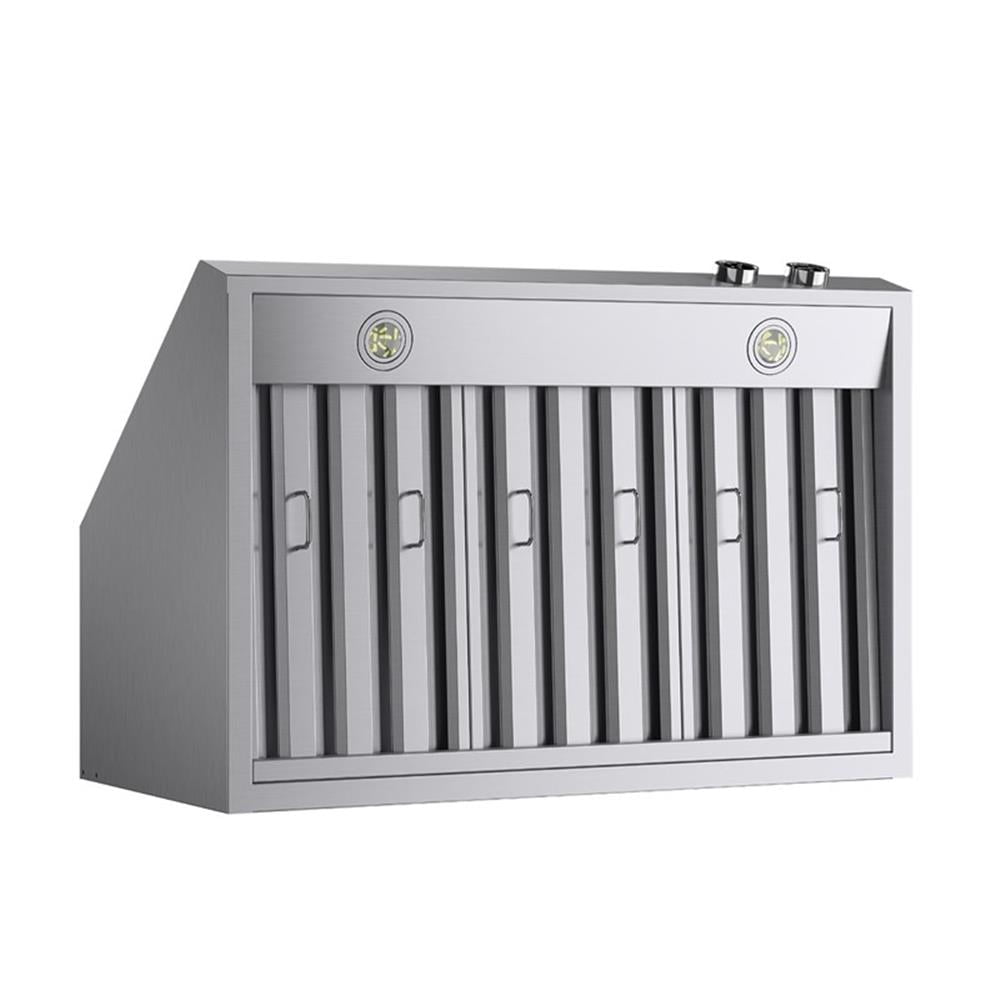 Pemberly Row 36" 5.2 cu. ft. Dual Fuel Range Natural Gas & Wall Mount Range Hood