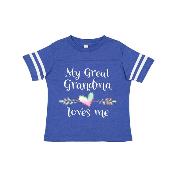Inktastic My Great Grandma Loves Me Heart Great Grandchild Boys or Girls Toddler T-Shirt
