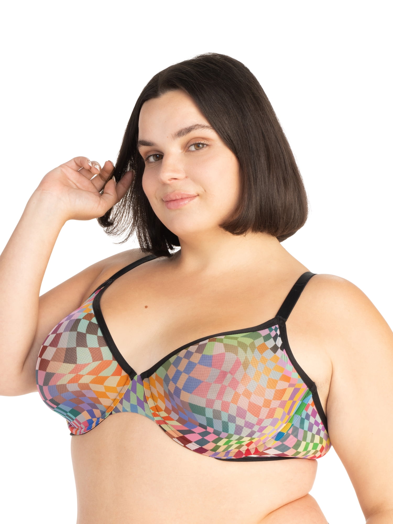 Parade Mesh Underwire Set, Sizes XS to 3XL