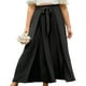 thumbnail image 1 of Pantalones Casuales de Pierna con Abertura para Mujer,Pantalones de Playa Holgados Estilo Palazzo de Cintura Alta,Pantalones de Verano Estilo Bohemio con Bolsillos. Negro XL, 1 of 8