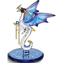 Fashion Dragon With Stars Crystal Accented Glass Figurine (2 X 2) Made In China gp1140