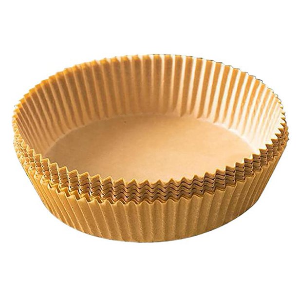 Air Fryer Non Stick Air Fryer Lining, Oil Waterproof Brown 40Pcs