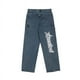 thumbnail image 1 of Otoño ropa nueva retro hip-hop Letra bordado jeans pantalones sueltos de pierna recta pantalones de pierna ancha para hombres y mujeres parejas brillar Electrónica, 1 of 5